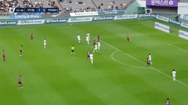 33'卢卡斯破门! FC首尔 2- 0浦项制铁
