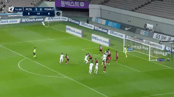 75'李东熙破门! FC首尔 3- 1浦项制铁