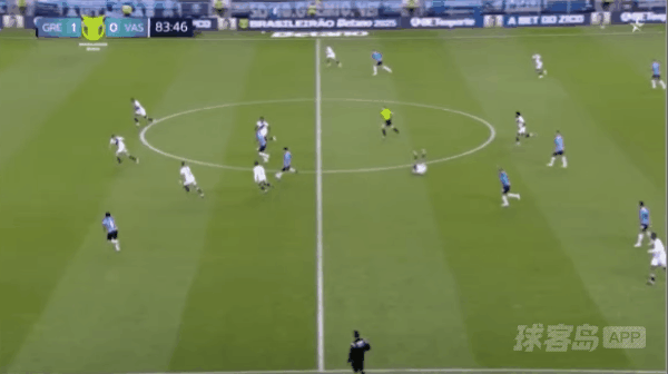 84'阿姆祖破门! 格雷米奥 2- 0瓦斯科达伽马