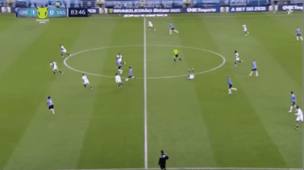 84'阿姆祖破门! 格雷米奥 2- 0瓦斯科达伽马