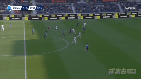 66'贝拉尔迪破门! 亚特兰大 0- 3萨索洛