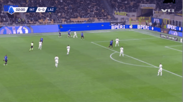 3'劳塔罗破门! 国际米兰 1- 0拉齐奥