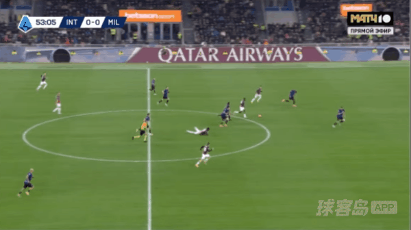 54'普利西奇破门! 国际米兰 0- 1AC米兰