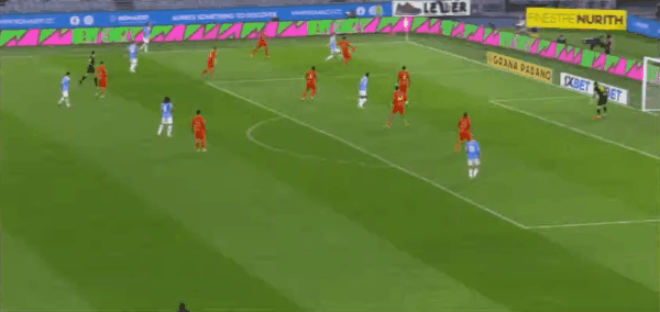 29'贡多齐破门! 拉齐奥 1- 0莱切