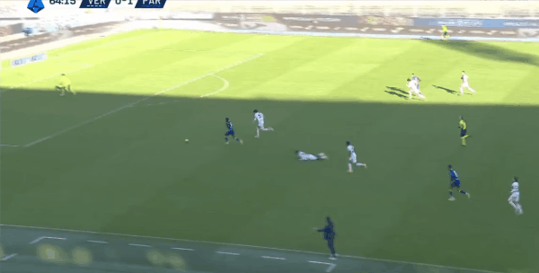 65'吉奥万破门! 维罗纳 1- 1帕尔马