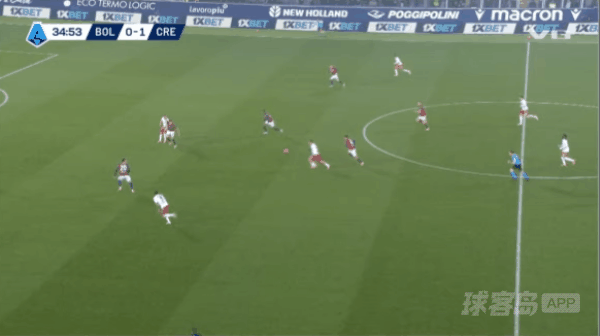 35'瓦尔迪破门! 博洛尼亚 0- 2克雷莫纳
