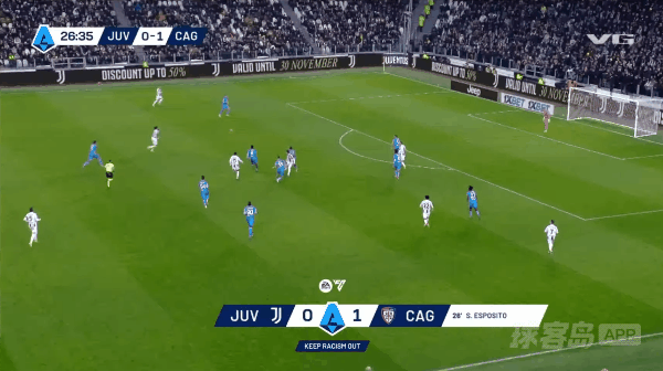 27'伊尔迪兹破门! 尤文图斯 1- 1卡利亚里