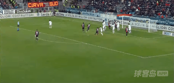 82'加埃塔诺破门! 卡利亚里 1- 0罗马
