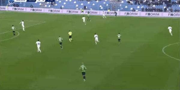 13'沃尔帕托破门! 萨索洛 1- 1佛罗伦萨
