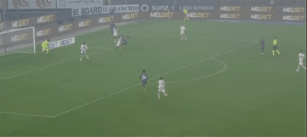 28'贝尔加利破门! 维罗纳 1- 0亚特兰大