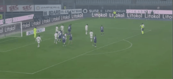 36'吉奥万破门! 维罗纳 2- 0亚特兰大