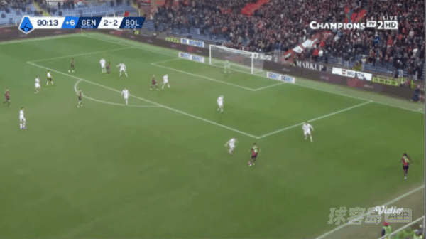 91'梅西亚斯破门! 热那亚 3- 2博洛尼亚