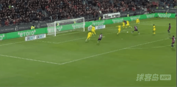36'马齐特利破门! 卡利亚里 1- 0维罗纳