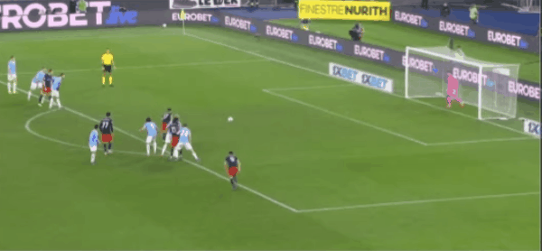 67'马利诺夫斯基点球破门! 拉齐奥 2- 1热那亚