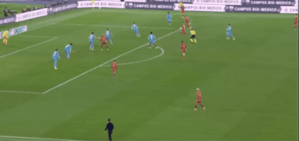 65'马伦破门! 罗马 2- 0卡利亚里