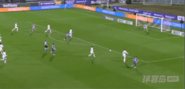 57'基恩破门! 佛罗伦萨 2- 1都灵