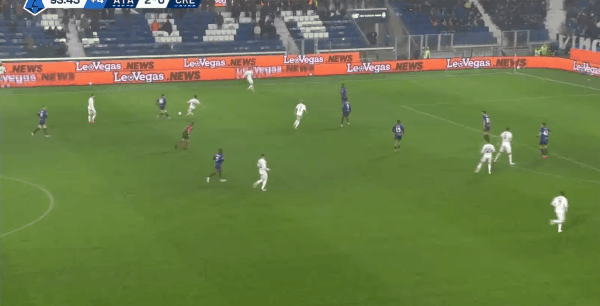 94'索尔斯比破门! 亚特兰大 2- 1克雷莫纳