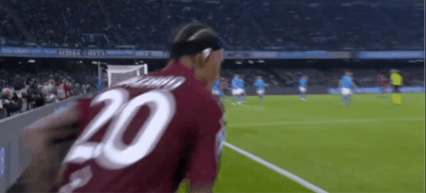 87'卡萨迪破门! 那不勒斯 2- 1都灵