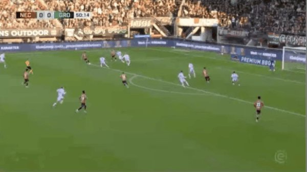 51'佐野航大破门! 奈梅亨 1- 0格罗宁根