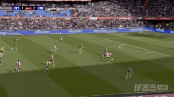 47'泽基尔破门! 费耶诺德 1- 1乌德勒支