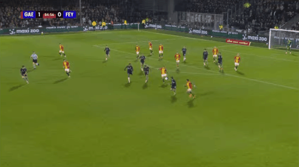 86'詹姆斯破门! 前进之鹰 2- 0费耶诺德