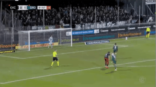 92'雷辛克点球破门! SBV精英 0- 2格罗宁根