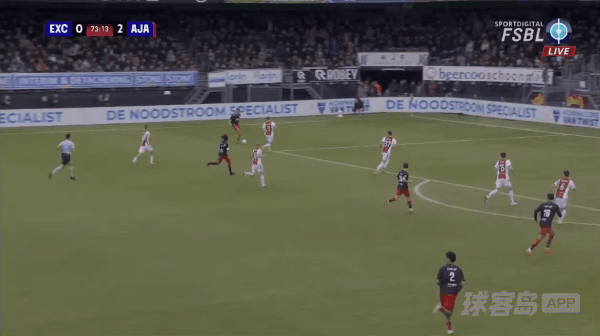 74'乔纳森破门! SBV精英 1- 2阿贾克斯