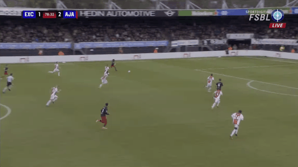 79'扎格尔破门! SBV精英 2- 2阿贾克斯