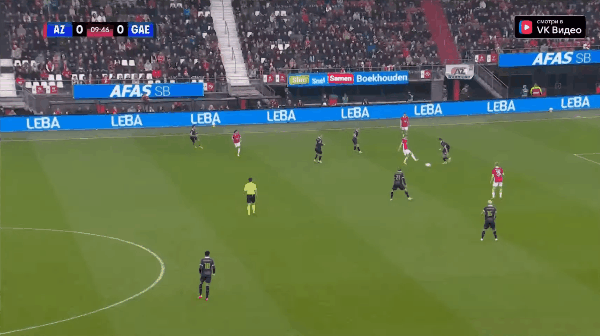 10'伦斯滕破门! 阿尔克马尔 0- 1前进之鹰
