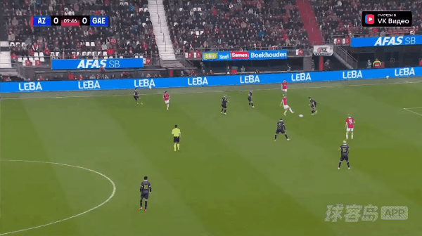 10'伦斯滕破门! 阿尔克马尔 0- 1前进之鹰