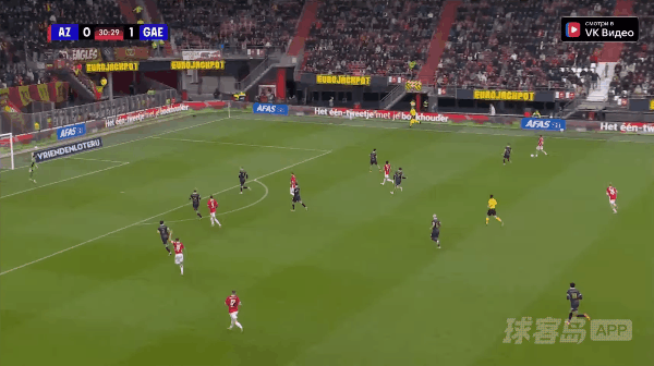 31'帕洛特破门! 阿尔克马尔 1- 1前进之鹰