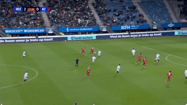 75'帕洛特破门! 海伦芬 2- 1阿尔克马尔