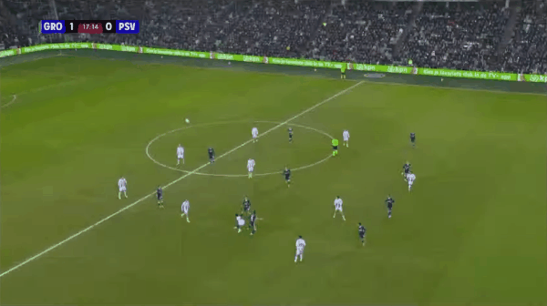 17'塔哈破门! 格罗宁根 1- 0埃因霍温