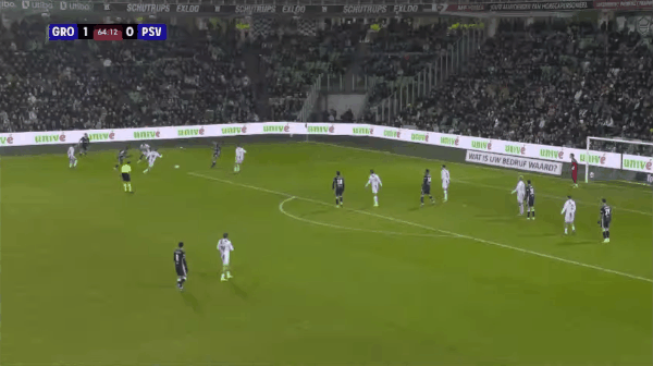 65'塞巴里破门! 格罗宁根 1- 1埃因霍温