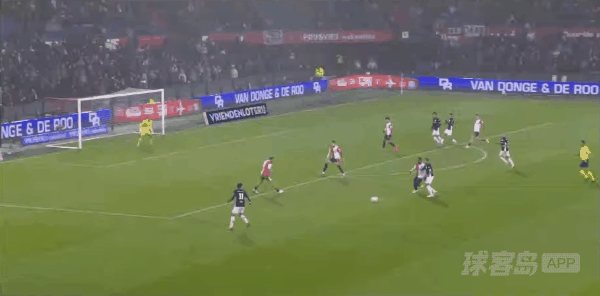 37'林森破门! 费耶诺德 0- 1奈梅亨