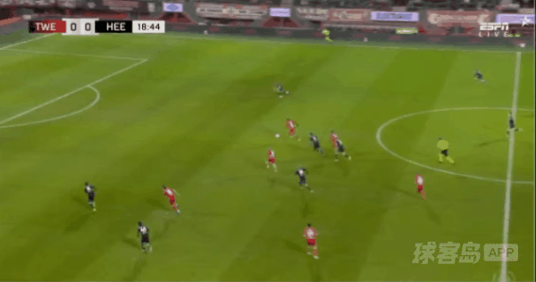 19'泽罗基破门! 特温特 1- 0海伦芬
