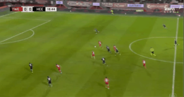 19'泽罗基破门! 特温特 1- 0海伦芬