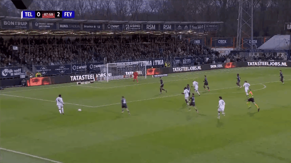 89'泰詹破门! 特尔斯达 1- 2费耶诺德