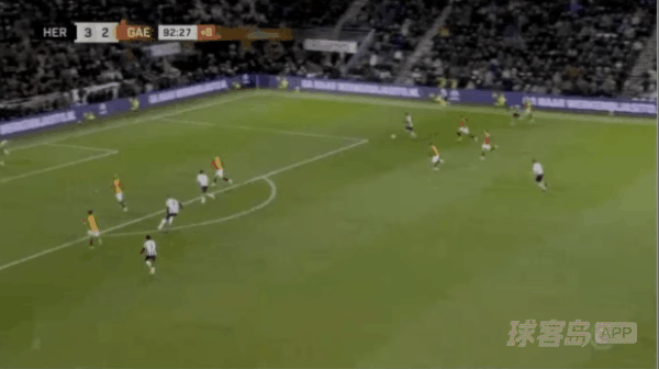 93'库伦诺维奇破门! 赫拉克勒斯 4- 2前进之鹰