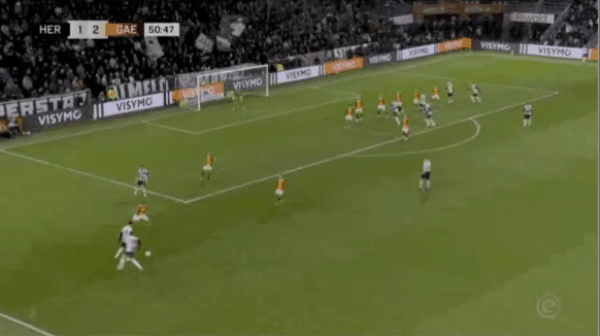51'米拉尼破门! 赫拉克勒斯 2- 2前进之鹰