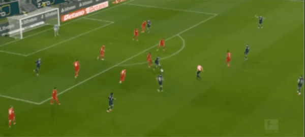 45'泽西格乌龙破门! 霍芬海姆 3- 0奥格斯堡