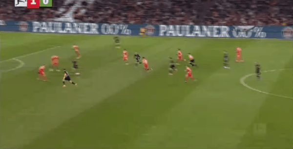 13'佩奇诺维奇破门! 拜仁 1- 1沃尔夫斯堡