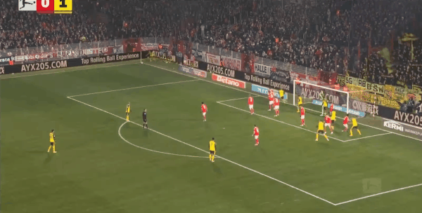 53'施洛特贝克破门! 柏林联合 0- 2多特蒙德