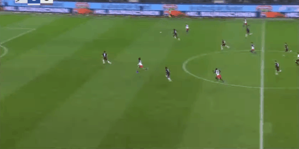 22'维埃拉破门! 汉堡 1- 0莱比锡