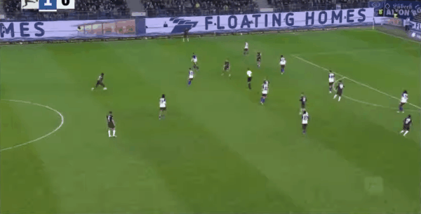 36'罗慕洛破门! 汉堡 1- 1莱比锡