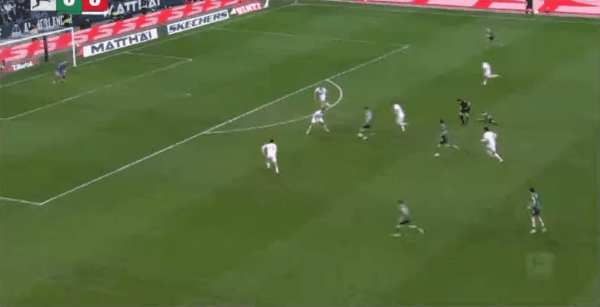 57'米洛舍维奇破门! 不莱梅 1- 0海登海姆