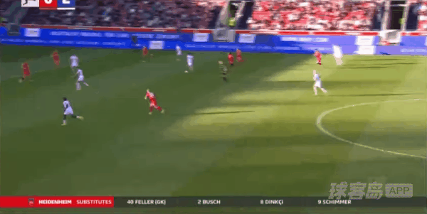 49'阿斯拉尼破门! 海登海姆 0- 3霍芬海姆