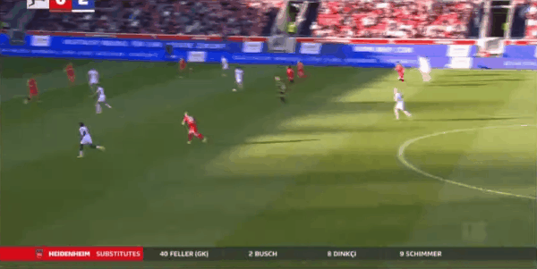 49'阿斯拉尼破门! 海登海姆 0- 3霍芬海姆