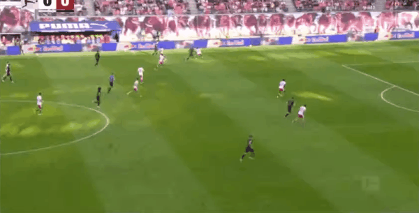 39'费尔豪尔破门! 莱比锡 0- 1奥格斯堡