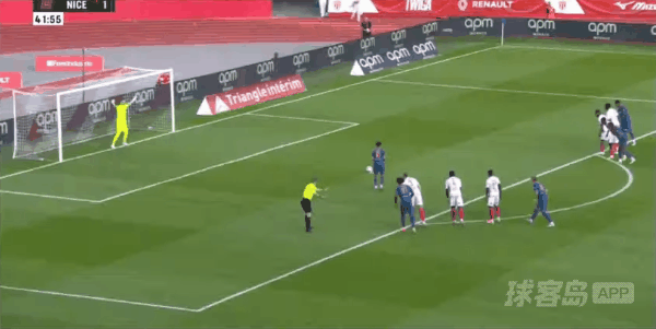 42'迪奥普点球破门! 摩纳哥 0- 2尼斯